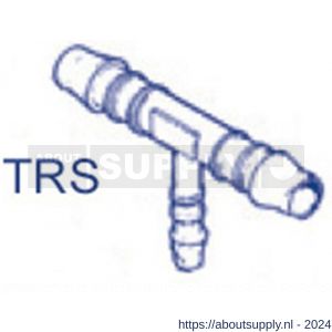 Norma slangkoppeling Normaplast Push-On slangconnector TRS 6-4-6 mm - S11551686 - afbeelding 1