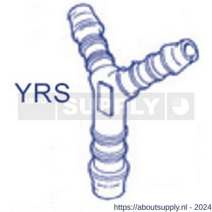 Norma slangkoppeling Normaplast Push-On slangconnector YRS 4-6-4 mm - S11551722 - afbeelding 1