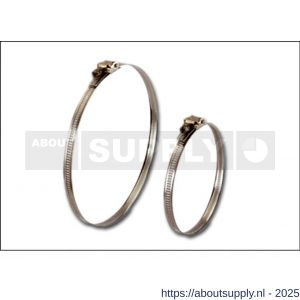 Veryflex klaphuisklem snelsluit slangklem 60-80/9 mm RVS 430 - S11552276 - afbeelding 1
