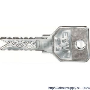 Evva nieuw zilver sleutel geleverd als nalevering zonder cilinder - S22102715 - afbeelding 1