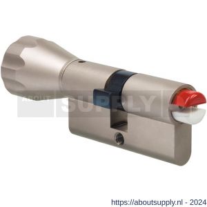 Evva sleuf-rood-witsleutel Flex knopcilinder 31/K31=62 mm - S22100518 - afbeelding 1