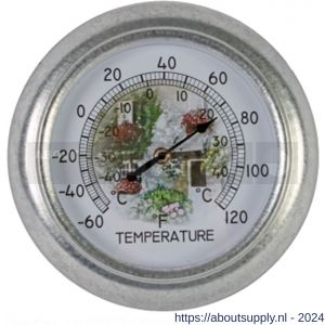 Talen Tools thermometer analoog rond 25 cm - Y20501660 - afbeelding 1