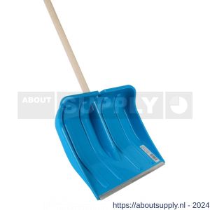 Talen Tools sneeuwruimer 40 cm blauw kunststof met steel - Y20501240 - afbeelding 1