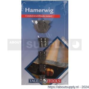 Talen Tools hamerwig 4 stuks op kaart - Y20500749 - afbeelding 1
