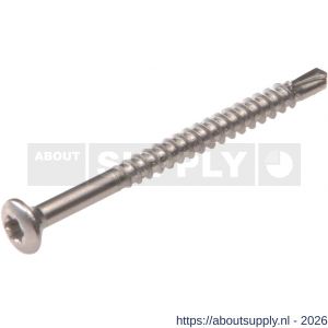 QZ 824 glaslatschroef zelfborend lenskop 3.2x30/18 mm Torx TX 10 RVS 410 - S50000013 - afbeelding 1