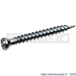 QZ 830 snelbouwschroef fijne draad conische kop 3.9x35 mm Phillips PH 2 staal gehard verzinkt - S50000198 - afbeelding 1