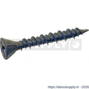QZ 833 snelbouwschroef Hi-Lo draad type Fermacell 3.9x19 mm Phillips PH 2 staal gehard gefosfateerd zwart - S50000208 - afbeelding 1