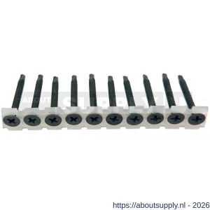 QZ 836 bandschroef zelfborend trompetkop 3.5x35 mm Phillips PH 2 staal gehard gefosfateerd grijs - S50002050 - afbeelding 1
