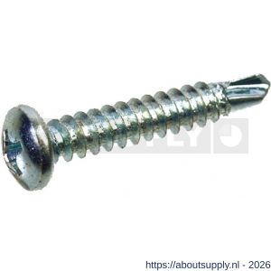 QZ 847 zelfborende schroef panhead DIN 7504M 3.5x16 mm Torx TX 15 staal gehard verzinkt - S50002166 - afbeelding 1