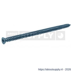 QZ 852 kozijnschroef platkop 7.5x42 mm Torx TX 30 staal gehard verzinkt - S50000034 - afbeelding 1
