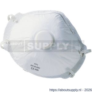 QS 877 stofmasker fijnstof FFP 1 met uitademventiel V-1063 kunststof - S50001816 - afbeelding 1