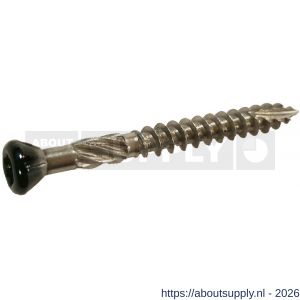 QZ 827 potdekselschroef 4.0x30/18 mm Torx TX 15 RVS 410 zwart RAL 9005 - S50002345 - afbeelding 3