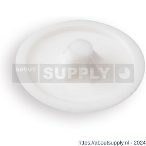 Homefix afdekkapje kunststof voor schroef Pozidriv PZ 3 13 mm wit blister 20 stuks - S51400012 - afbeelding 1