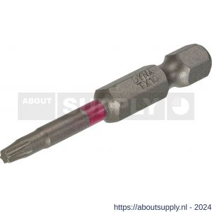 Dynaplus schroefbit 50 mm Torx TX 10 roze blister 5 stuks - S51407081 - afbeelding 1