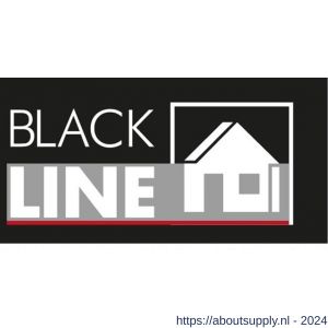 Blackline slotbout met moer en sluitring HCP zwart M8x70 mm blister 5 stuks - S51400357 - afbeelding 2