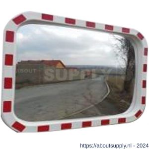 De Raat Security verkeers veiligheids spiegel acryl rechthoekig 400x600 mm - S51260762 - afbeelding 1