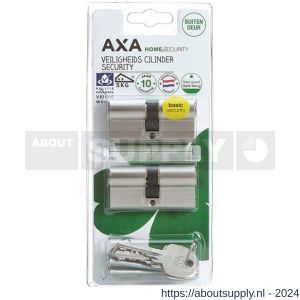 AXA dubbele veiligheidscilinder set 2 stuks gelijksluitend Security 30-30 - Y21600042 - afbeelding 2