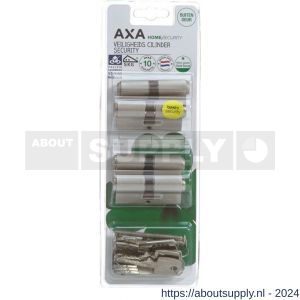 AXA dubbele veiligheidscilinder set 4 stuks gelijksluitend Security 30-30 - Y21600060 - afbeelding 2