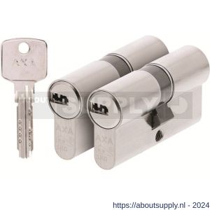 AXA dubbele veiligheidscilinder set 2 stuks gelijksluitend Comfort Security 30-30 - Y21600108 - afbeelding 1