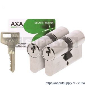 AXA dubbele veiligheidscilinder set 2 stuks gelijksluitend Ultimate Security 30-30 - Y21600050 - afbeelding 1
