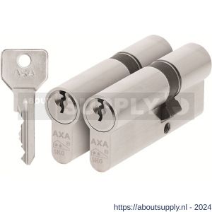 AXA dubbele veiligheidscilinder set 2 stuks gelijksluitend Security verlengd 30-45 - Y21600045 - afbeelding 1