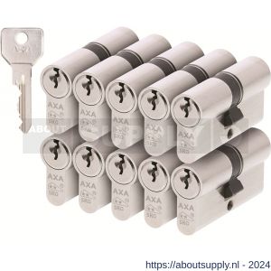 AXA dubbele veiligheidscilinder set 10 stuks gelijksluitend Security 30-30 - Y21600041 - afbeelding 1