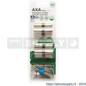 AXA dubbele veiligheidscilinder set 4 stuks gelijksluitend Comfort Security 30-30 - Y21600114 - afbeelding 1