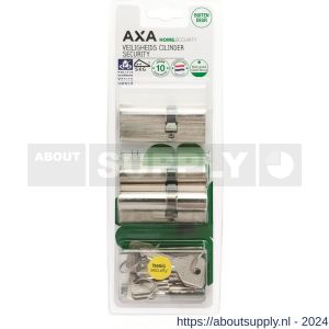AXA dubbele veiligheidscilinder set 3 stuks Security verlengd 30-45 - Y21600055 - afbeelding 2