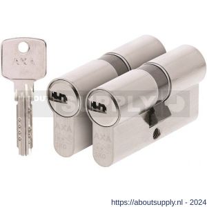 AXA dubbele veiligheidscilinder set 2 stuks gelijksluitend Comfort Security 30-30 - Y21600109 - afbeelding 1