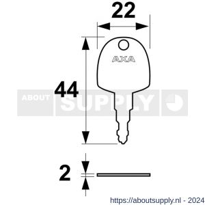 AXA sleutel set 10 stuks 3990 - Y21600788 - afbeelding 2