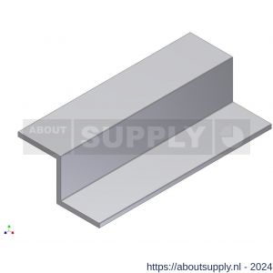 AluArt Z-profiel 20x20x20x2 mm L 5000 mm aluminium brute - S20200964 - afbeelding 1
