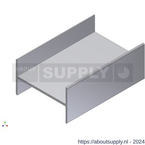 AluArt H-profiel 50 mm L 6000 mm aluminium brute - S20200771 - afbeelding 1