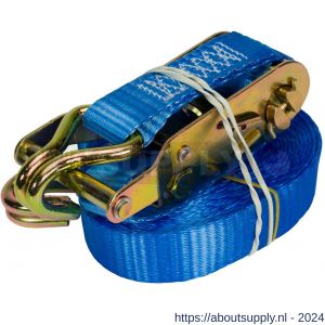 Konvox spanband 25 mm ratel 909 haak 1002 5 m LC 750 daN blauw - S50201269 - afbeelding 2