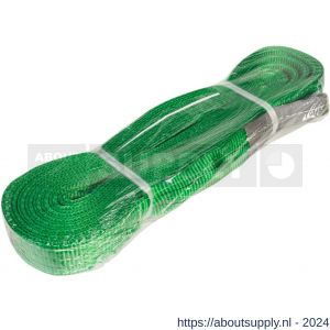 Konvox hijsband met lussen groen 2 ton 8 m - S50201281 - afbeelding 1