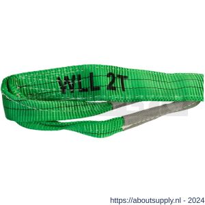 Konvox hijsband met lussen groen 2 ton 8 m - S50201281 - afbeelding 2