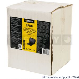 Pandser EPDM loodvervanger 0,25x10 m zwart - S50200360 - afbeelding 1