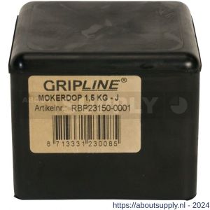 Gripline mokerdop rubber 1,50 kg kopmaat 39x39 mm - S50200464 - afbeelding 2