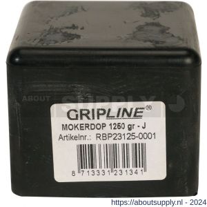 Gripline mokerdop rubber 1,25 kg kopmaat 41x41 mm - S50200466 - afbeelding 2