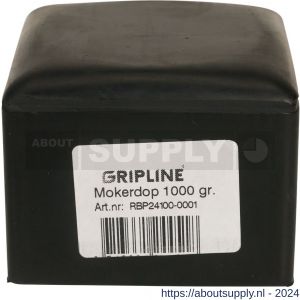 Gripline mokerdop rubber 1,00 kg kopmaat 40x40 mm - S50201297 - afbeelding 2