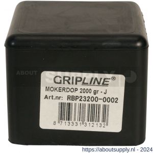 Gripline mokerdop rubber 2,0 kg kopmaat 48x48 mm - S50200471 - afbeelding 2