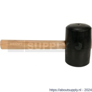 Gripline hamer rubber nummer 9 hard zwart - S50200450 - afbeelding 1