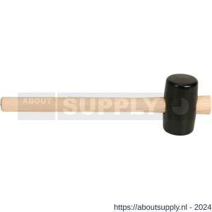 Gripline hamer rubber nummer 1 zacht zwart - S50200435 - afbeelding 1