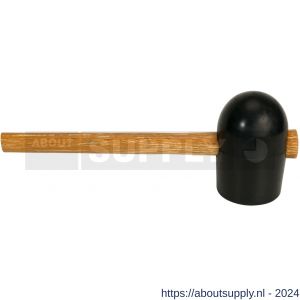 Gripline hamer rubber nummer 6 zacht zwart - S50200440 - afbeelding 1