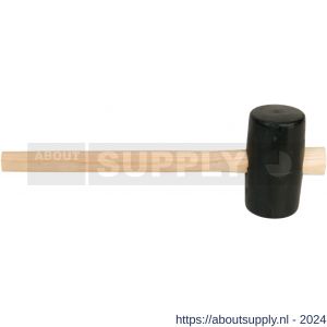 Gripline hamer rubber nummer 2 zacht zwart - S50200436 - afbeelding 1