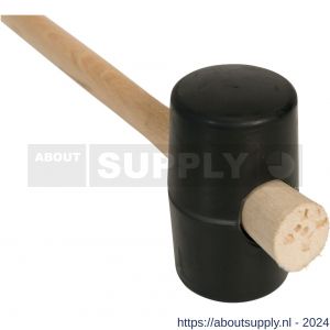 Gripline hamer rubber nummer 1 hard zwart - S50200443 - afbeelding 4