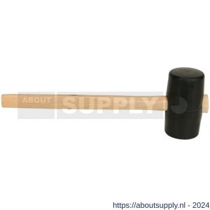 Gripline hamer rubber nummer 2 hard zwart - S50200444 - afbeelding 1