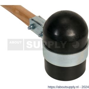 Gripline hamer rubber Rotterdams model zacht zwart - S50200456 - afbeelding 4