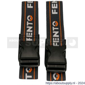 Fento kniebeschermer Home set elastieken met clip zwart - S50201157 - afbeelding 1