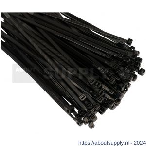 Konvox bundelbandje zwart 2.5x100 mm pak 200 stuks - S50200692 - afbeelding 2