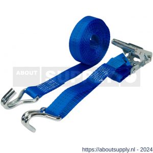 Konvox spanband 35 mm ratel 917 haak 1004 6 m LC 1000/2000 daN blauw - S50200897 - afbeelding 3